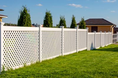 Lattice Fence Completed Installation