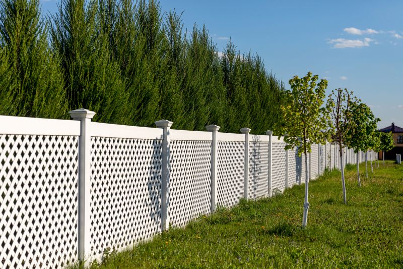 Lattice Fence in Spring